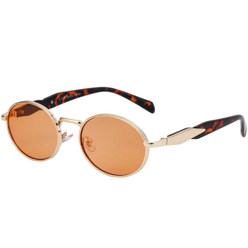 Mod Yours Boho Round Sunglasses, Gold-Framed
