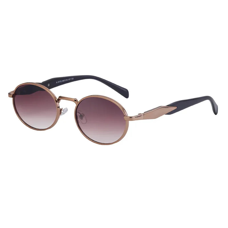 Mod Yours Boho Round Sunglasses, Gold-Framed
