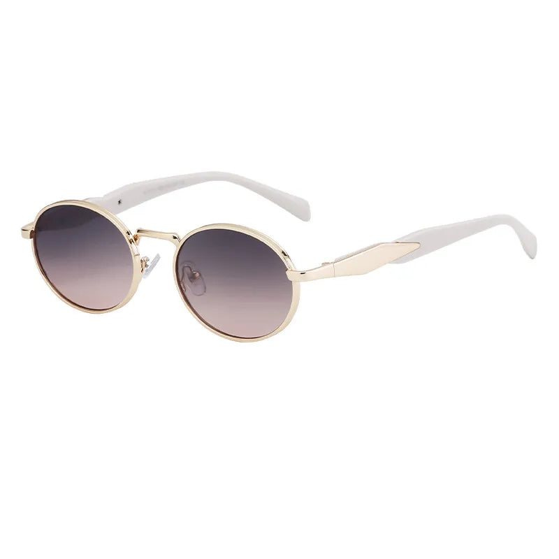 Mod Yours Boho Round Sunglasses, Gold-Framed