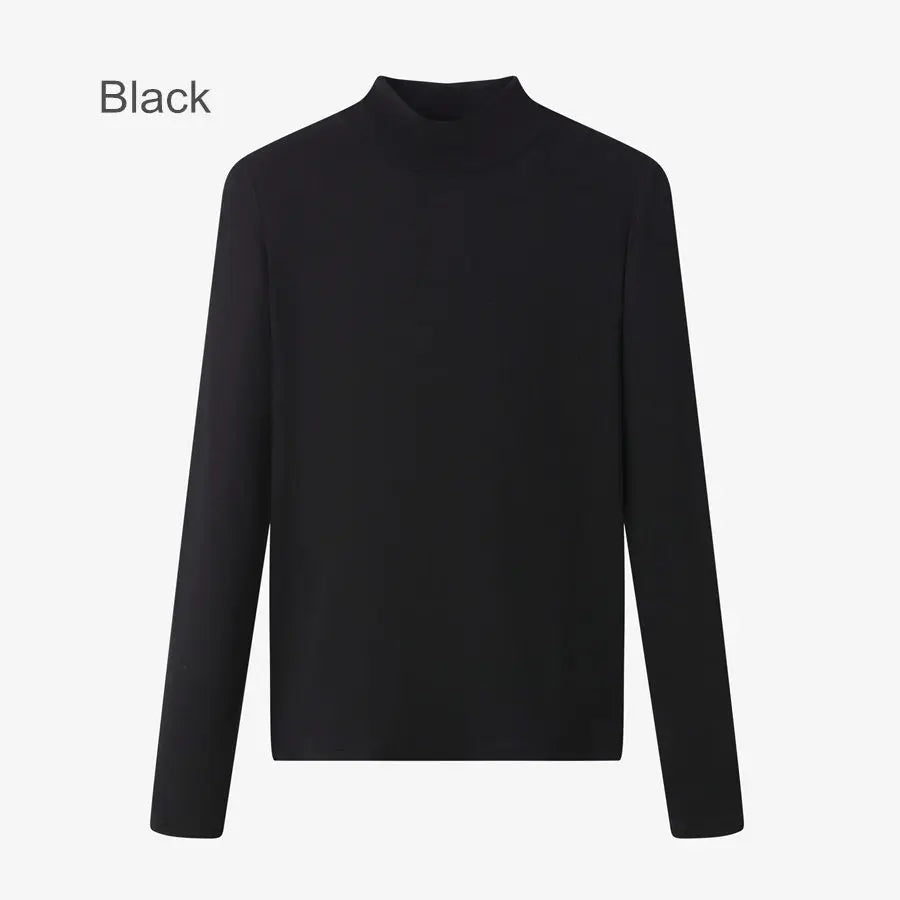 Christi Stretchy Corduroy Pocket Cotton Skirt and Turtleneck Set