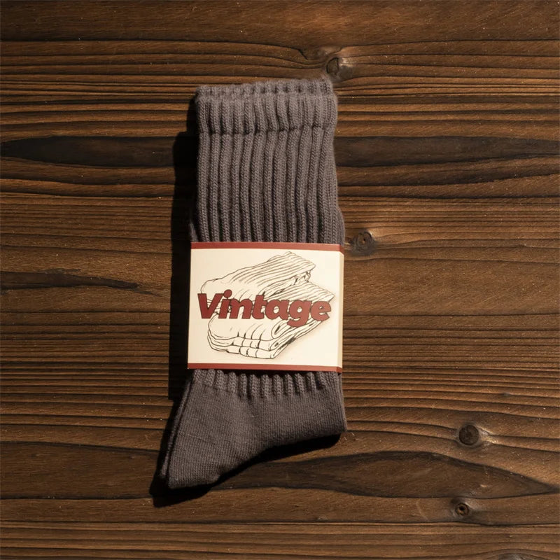 Vintage Knitted Casual Socks