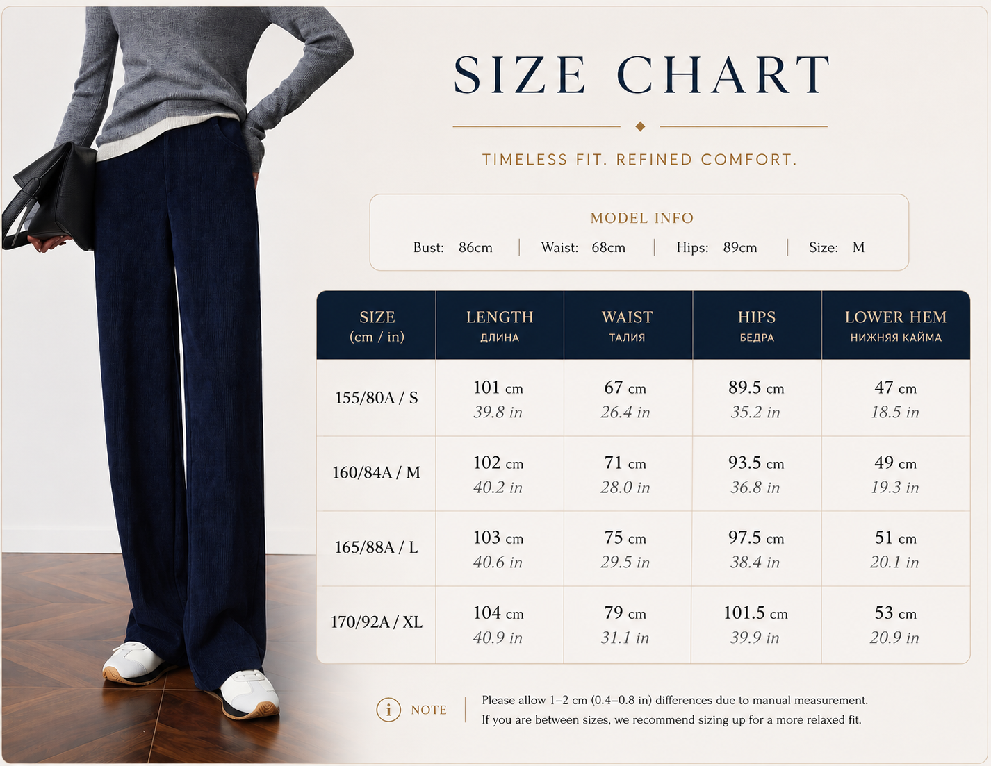Pant Elegance, Blue