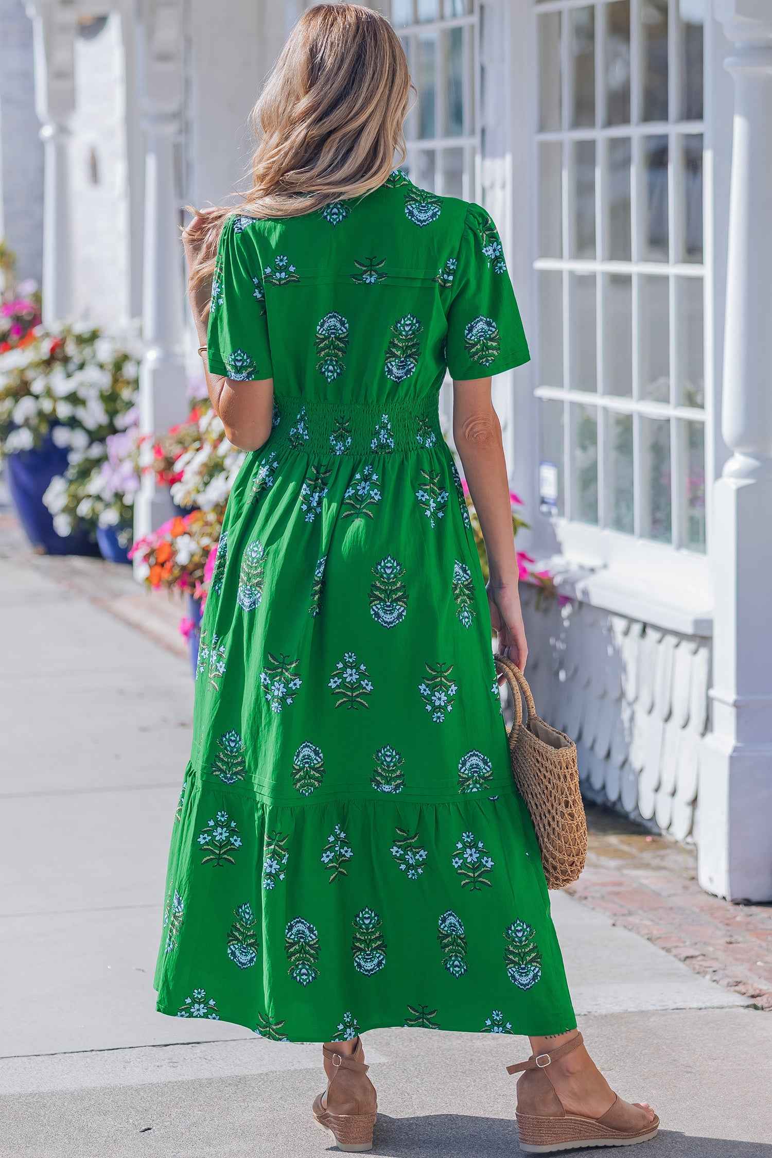 green maxi dress with split ARRANGE - Maxi Dress - Women - Polyester - 2 US