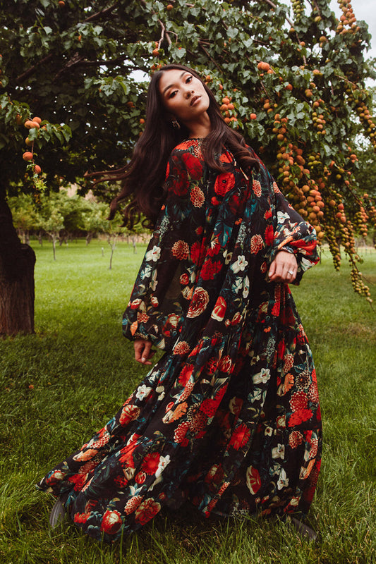 Imogen Dress - Moody Autumn