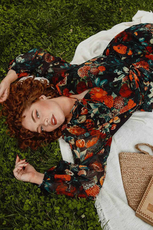 Imogen Dress - Moody Autumn