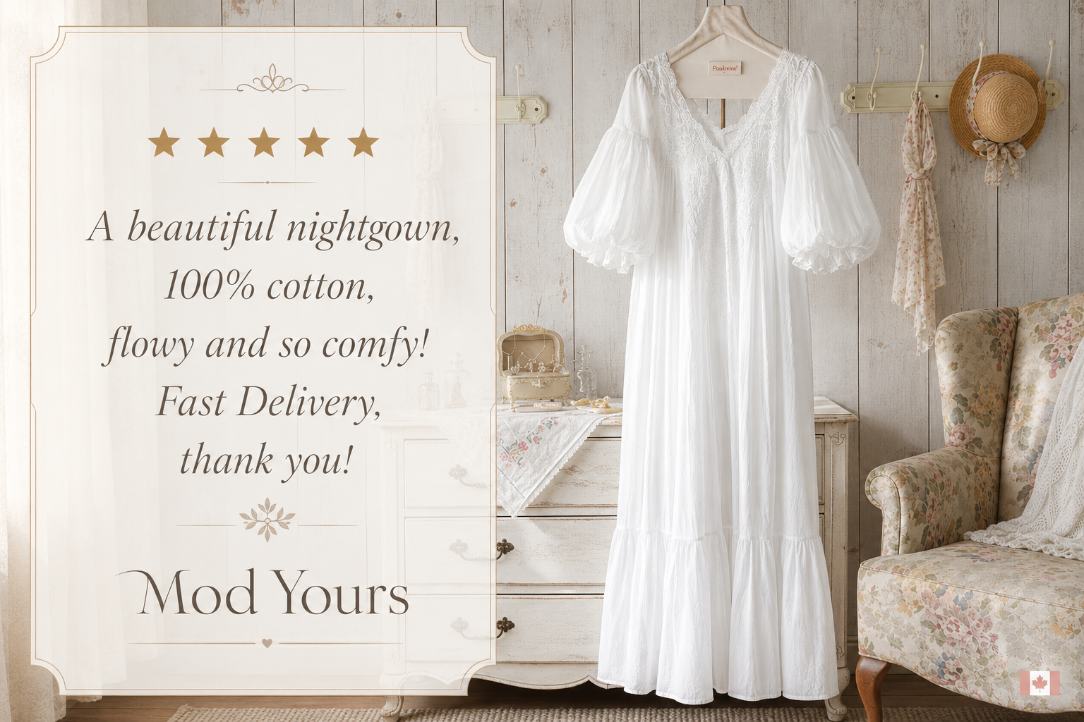 isabella lace trim sleep dress Isabella Lace Trim Sleep Dress