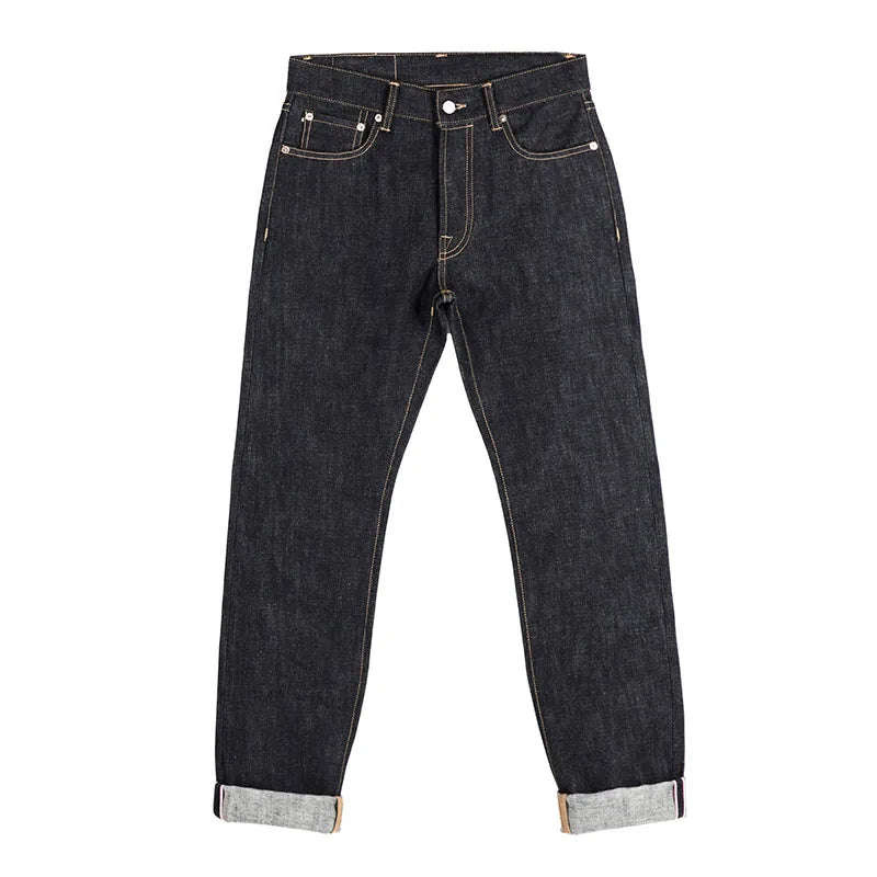 Red Tornado Slim Fit Men's Heavy Jeans Denim Pants Blue Onewash
