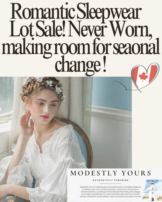 Romantic Sleepwear Lot Sale - Sizes Medium to Large