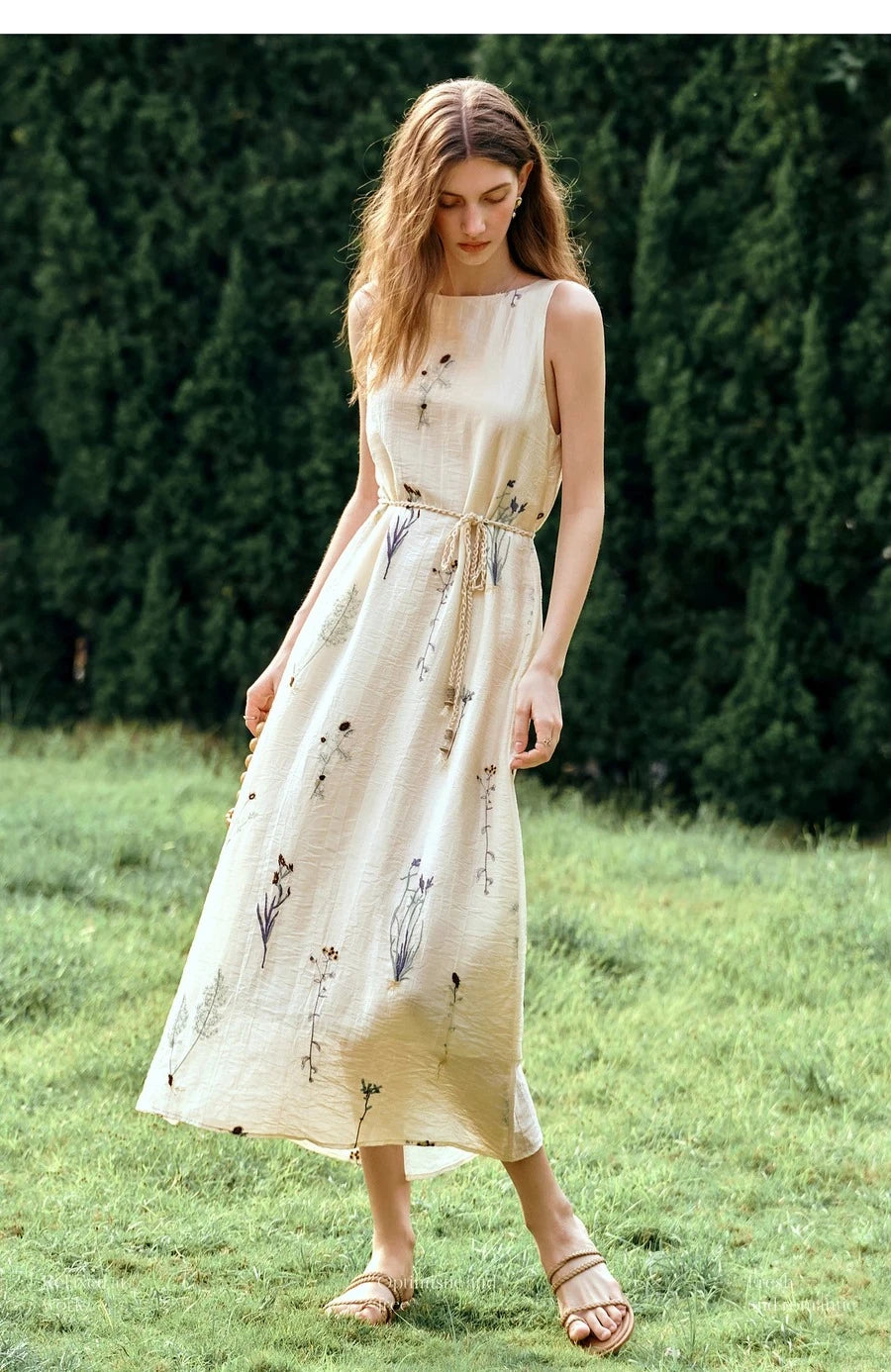 Romantic Apricot Summer Dress - Mod Yours