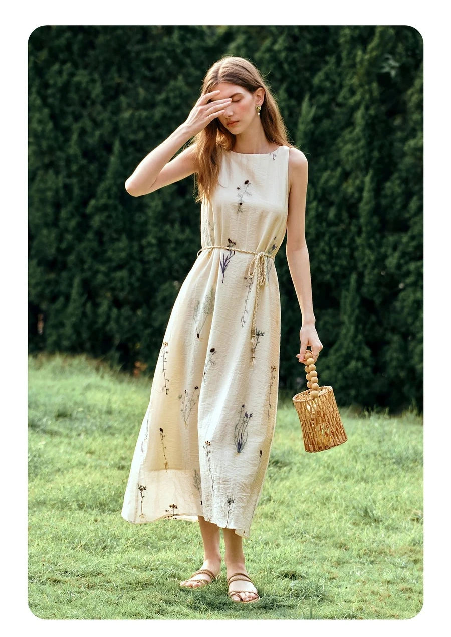 Romantic Apricot Summer Dress - Mod Yours