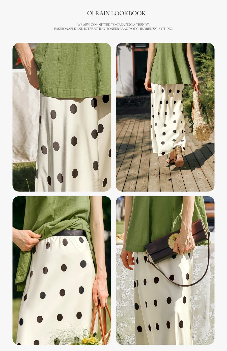 Retro Polka Dot Skirt - Mod Yours