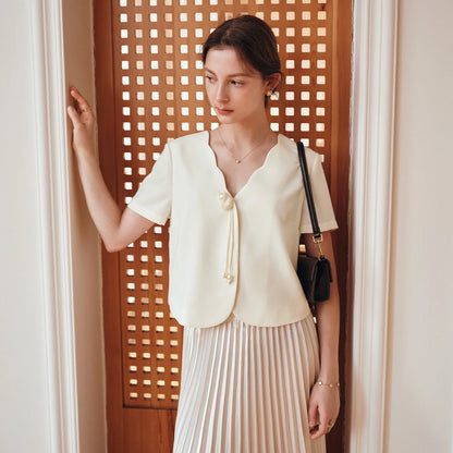 Apricot French Crop Top - Mod Yours