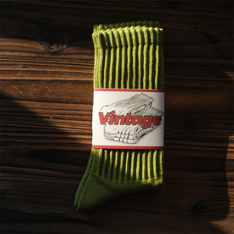 Vintage Knitted Casual Socks