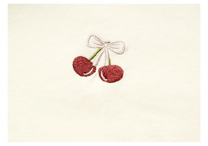 Apricot Tie Cherry Shirt Tee - Mod Yours