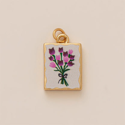 Gold Plated Charm Pendant - Mod Yours