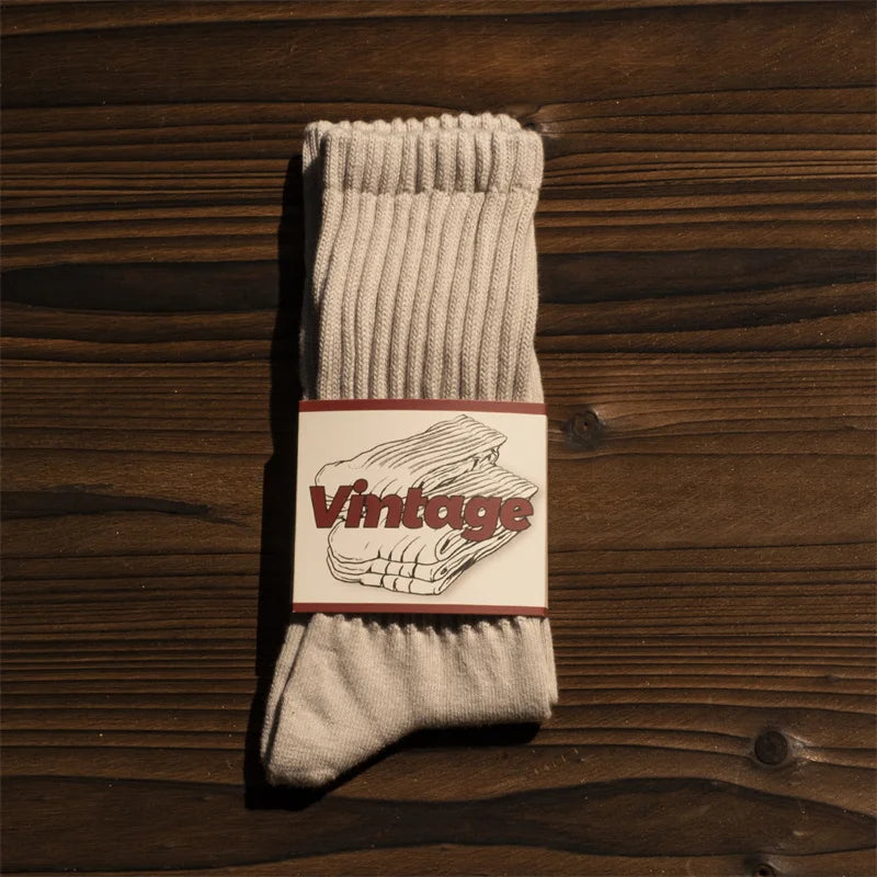 Vintage Knitted Casual Socks