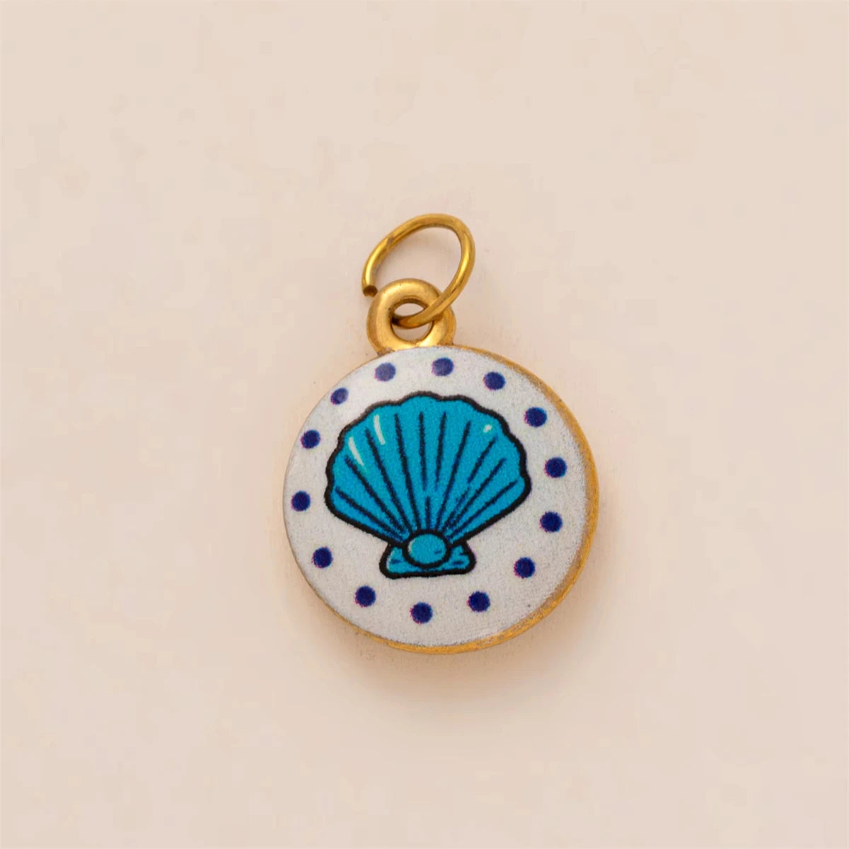 Classic Pendant, hand painted gold plating - Mod Yours