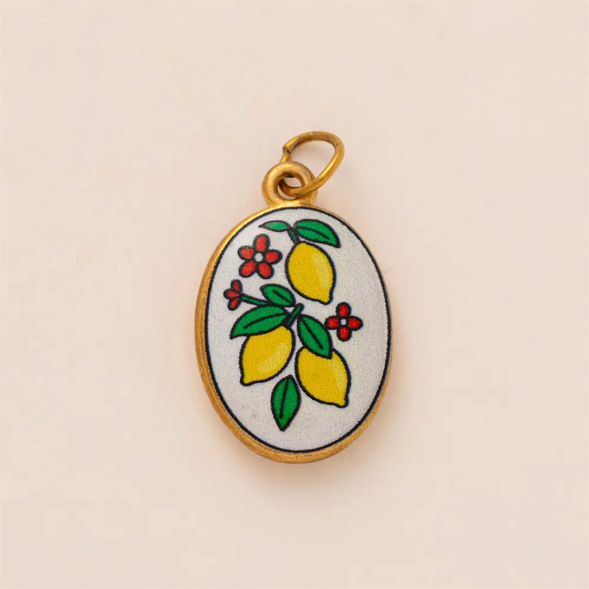Classic Pendant, hand painted gold plating - Mod Yours