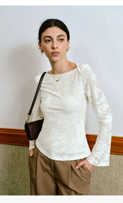 Bell Sleeve French Blouse - Mod Yours