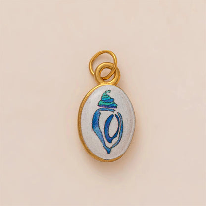 Classic Pendant, hand painted gold plating - Mod Yours