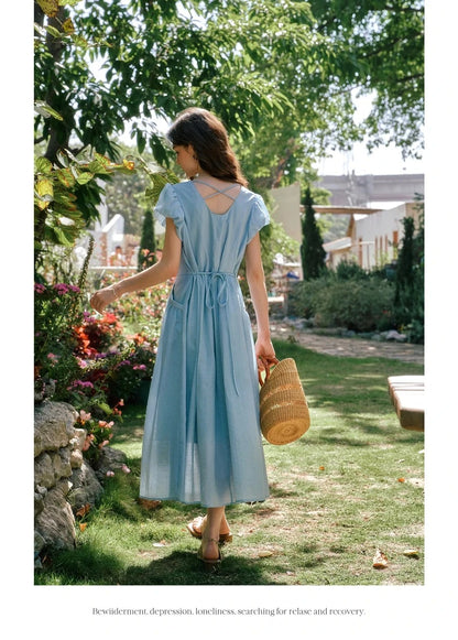 Blossom Blue Dress - Mod Yours