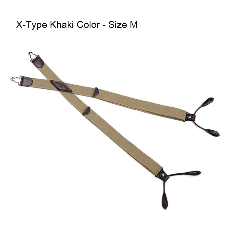 Suspenders American Vintage Workwear Style Men's Braces Adjustable