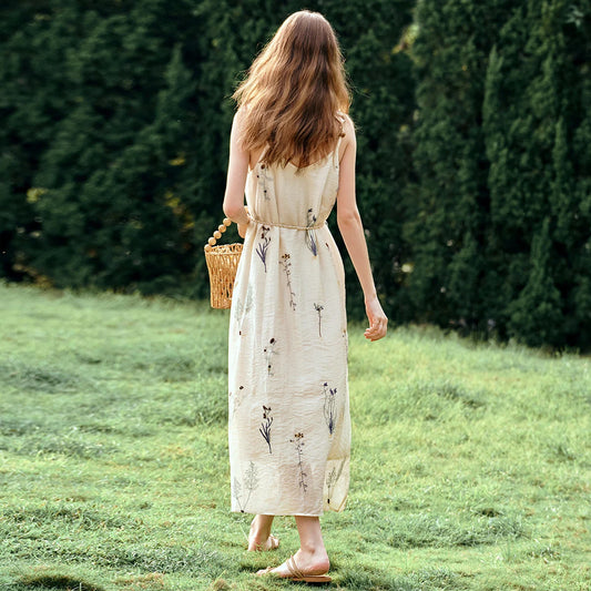 Romantic Apricot Summer Dress - Mod Yours