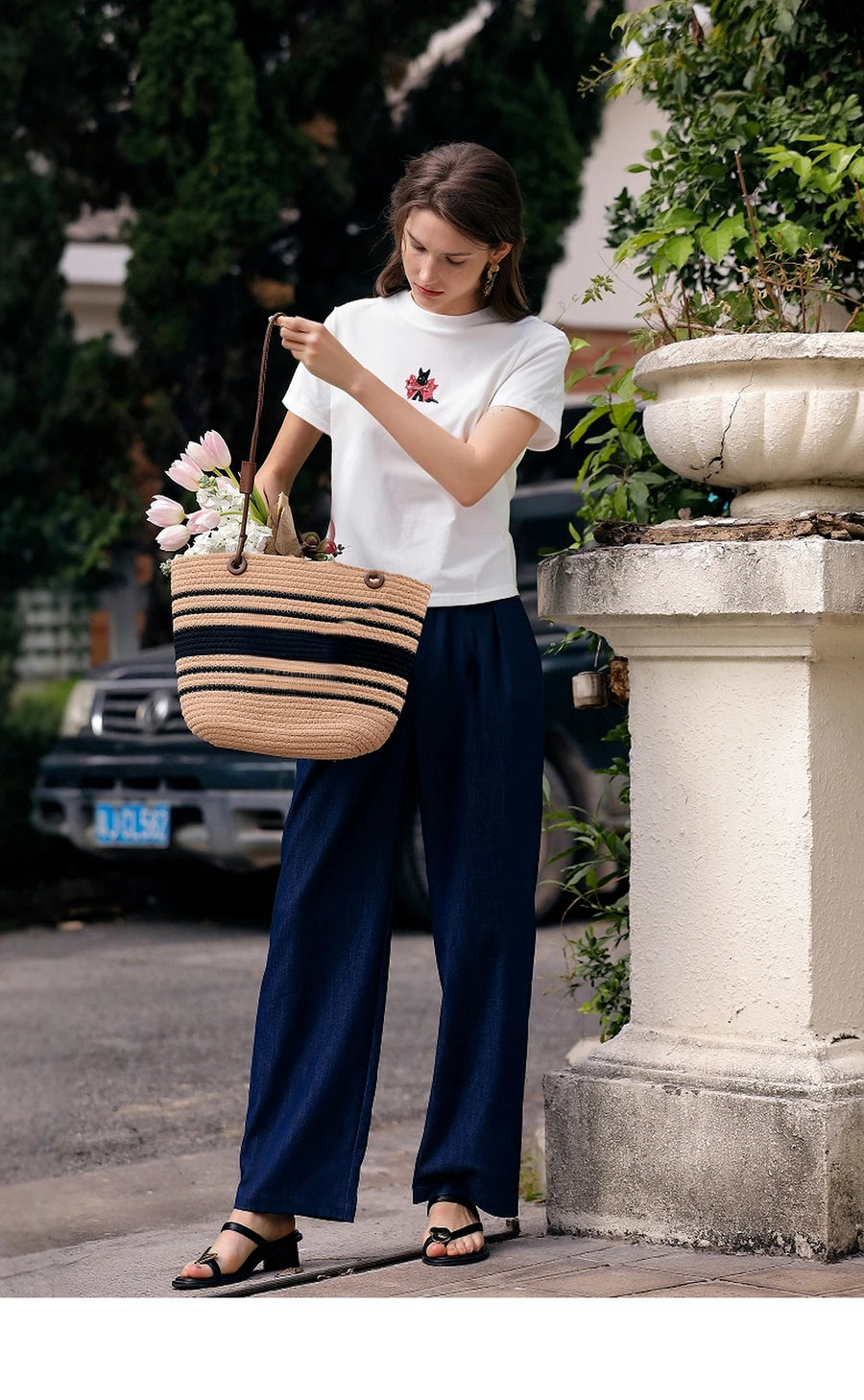 Summer in the City White Tee - Mod Yours