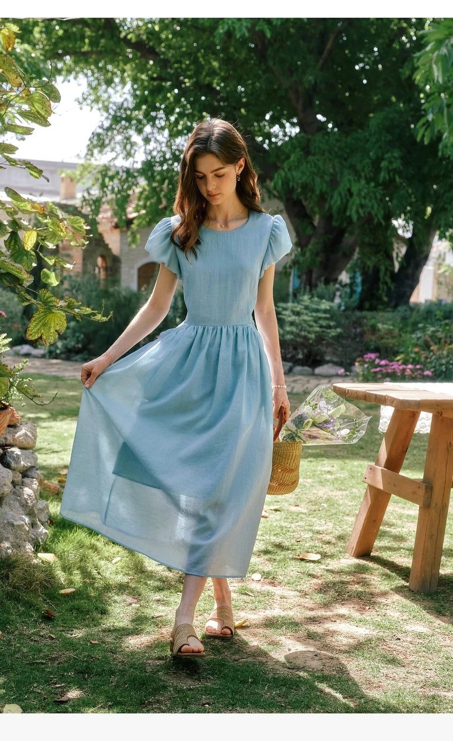 Blossom Blue Dress - Mod Yours