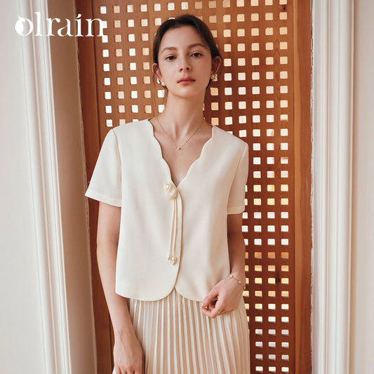 Apricot French Crop Top - Mod Yours