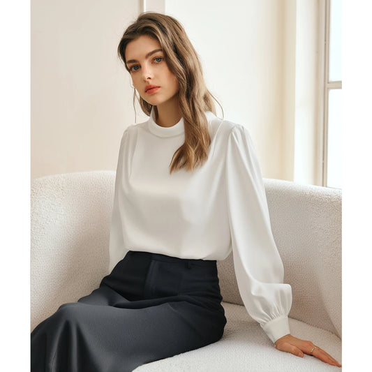 Long Sleeve Elegance Blouse - Mod Yours