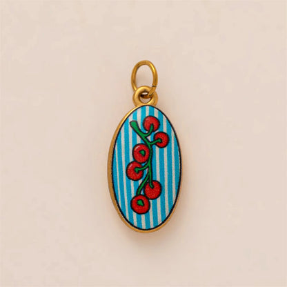 Classic Pendant, hand painted gold plating - Mod Yours