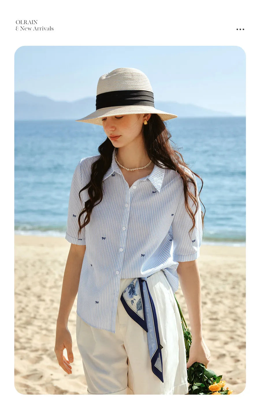 Nautical Blue Top - Mod Yours