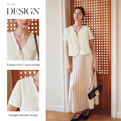 Apricot French Crop Top - Mod Yours