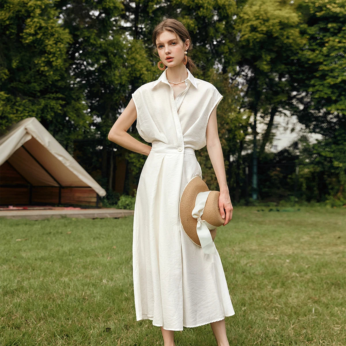 Bridgett White Dress - Mod Yours