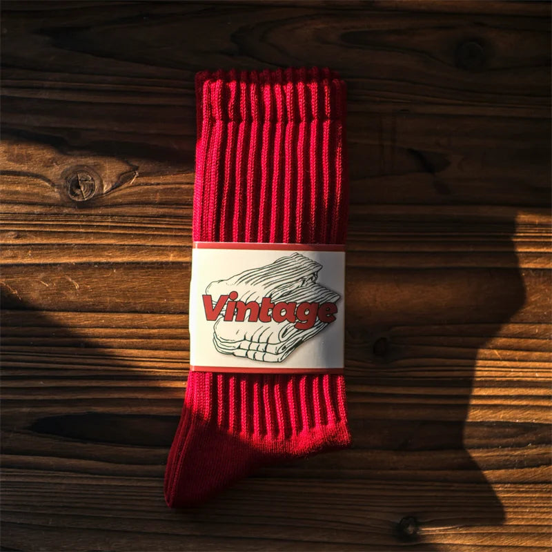 Vintage Knitted Casual Socks