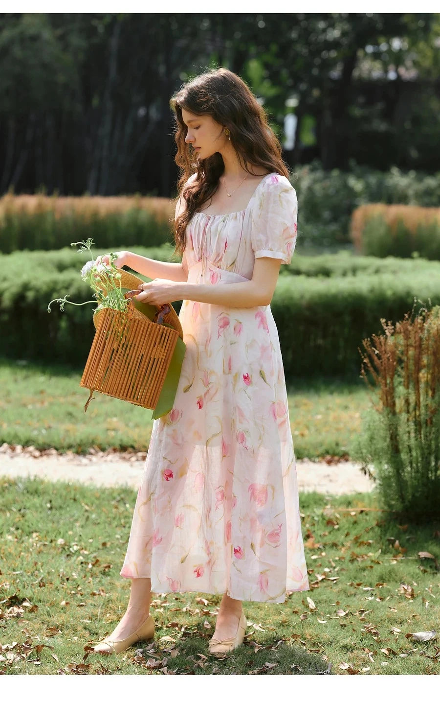 Floral Chiffon Classic Dress - Mod Yours