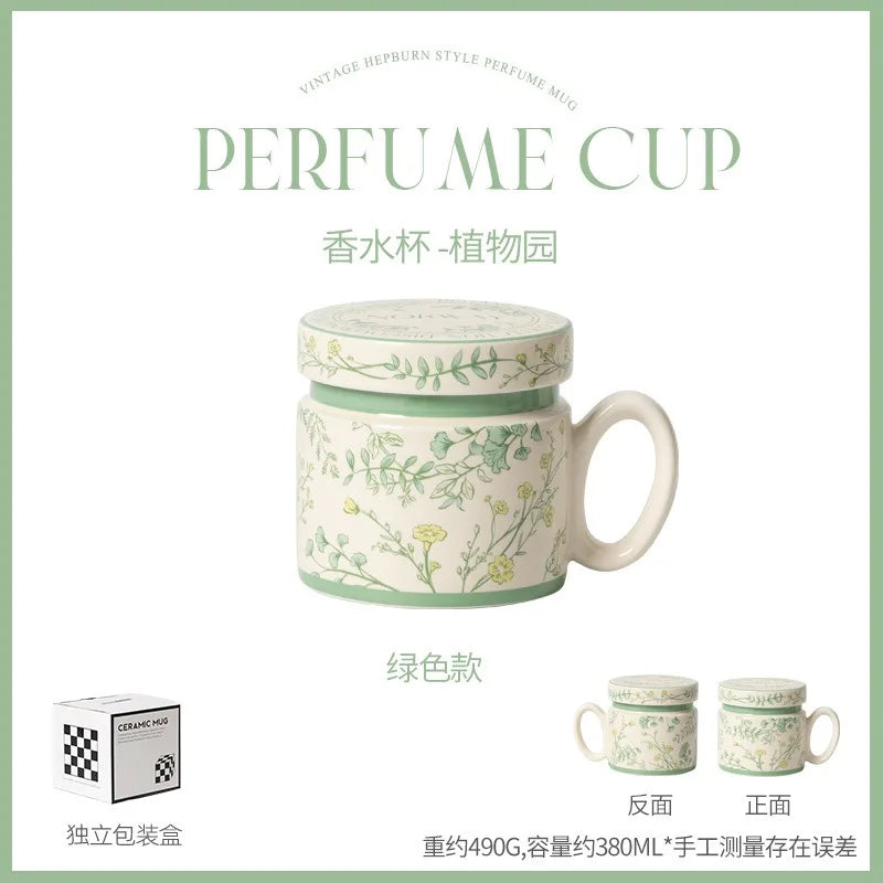 18 Style Options with Lids, Coffee Mugs for Couples, Ceramic Mugs That Can Fit in the Microwave and Dishwasher