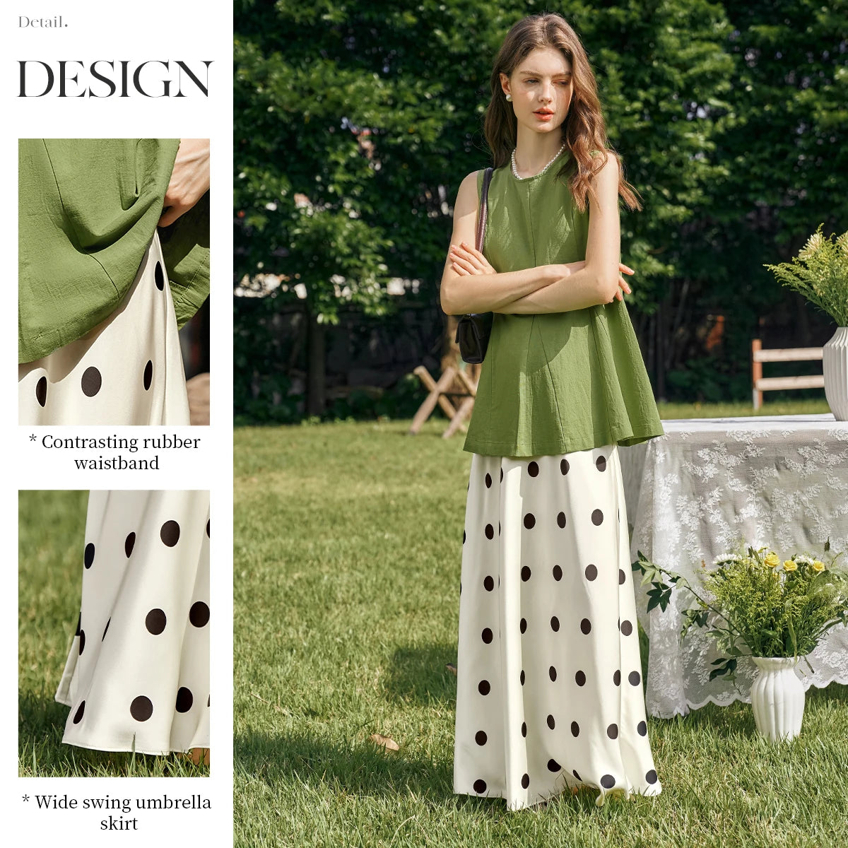 Retro Polka Dot Skirt - Mod Yours