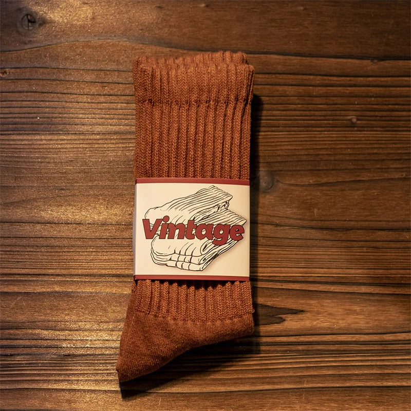 Vintage Knitted Casual Socks