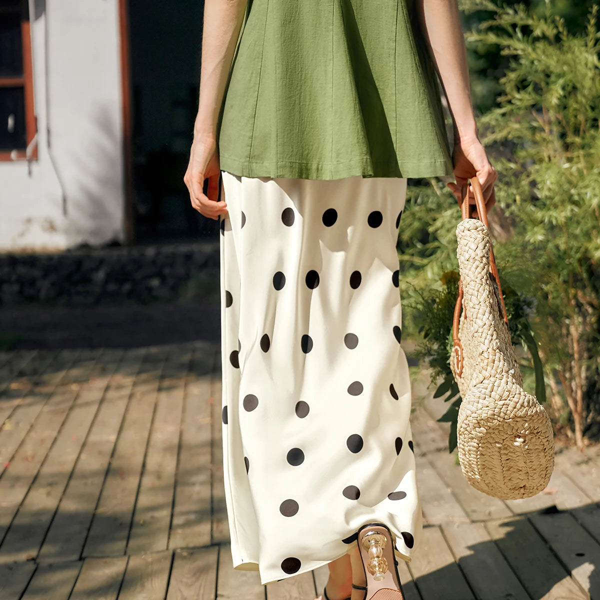 Retro Polka Dot Skirt - Mod Yours