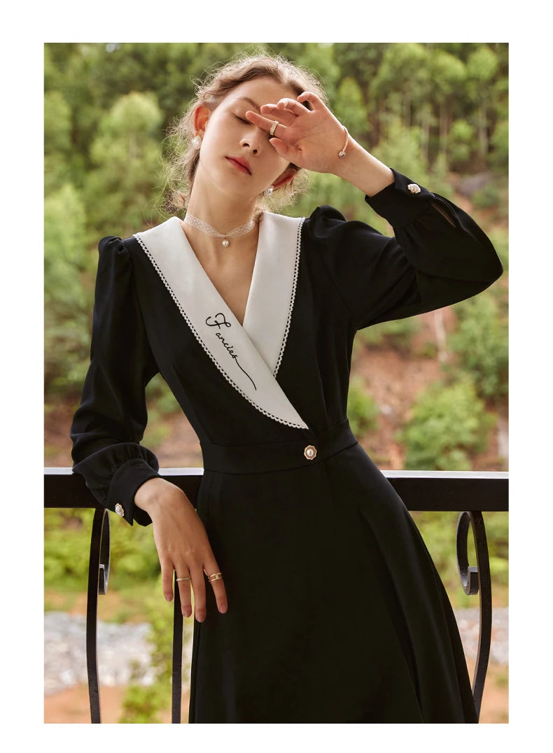Fancies Black Sweet Classic Dress - Mod Yours