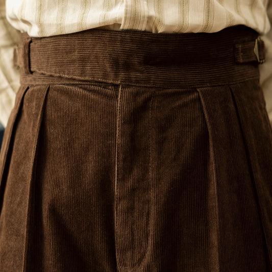 RedTornado Corduroy High Waist Washed Pants
