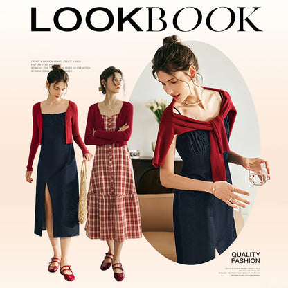 Vintage Red Cardigan - Mod Yours