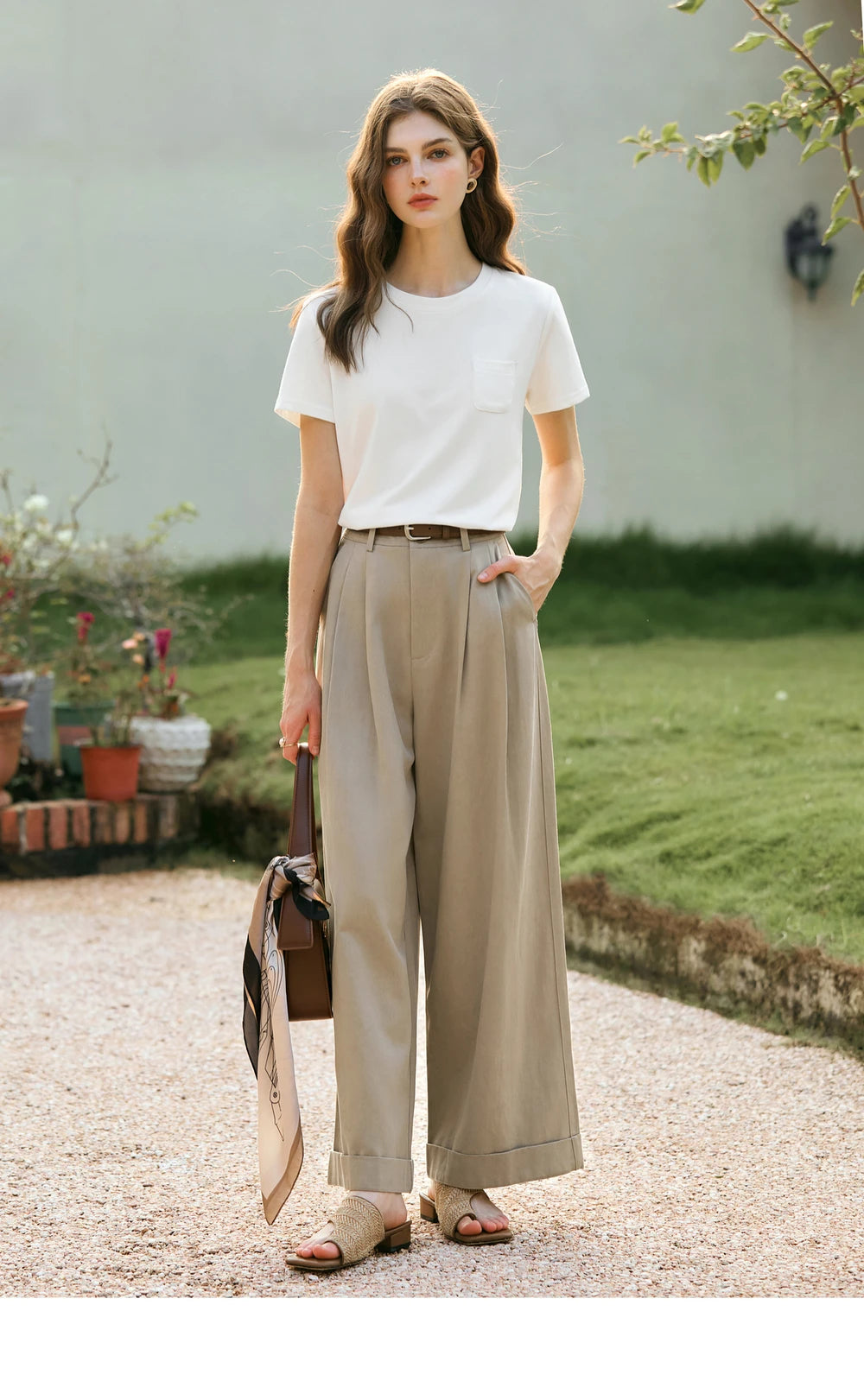 Khaki Slim Pants - Mod Yours