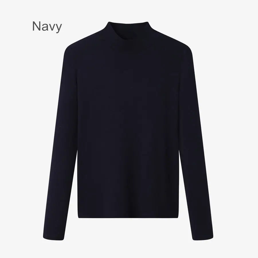 Christi Stretchy Corduroy Pocket Cotton Skirt and Turtleneck Set