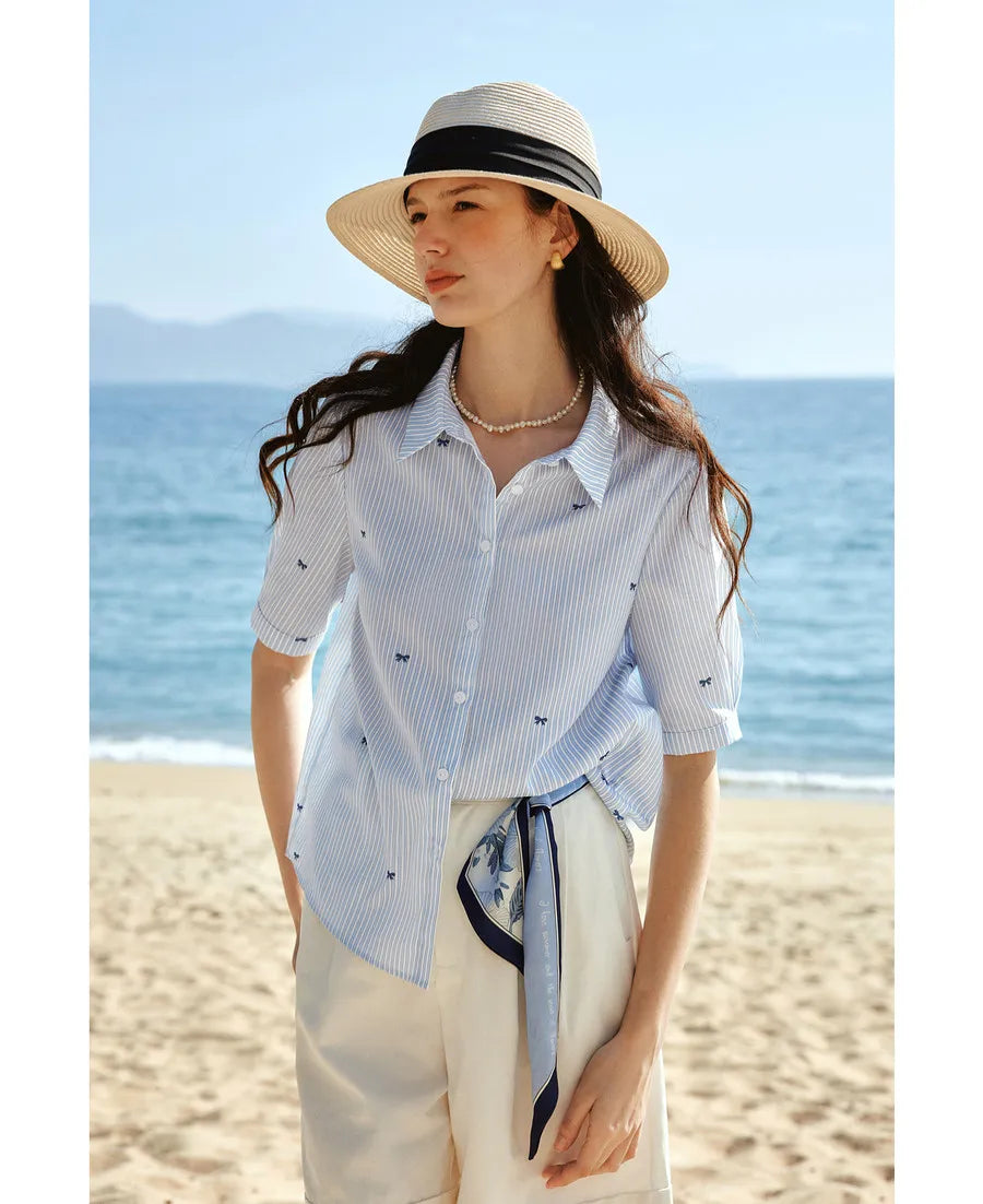 Nautical Blue Top - Mod Yours