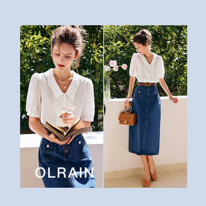 Retro Beige Blouse - Mod Yours