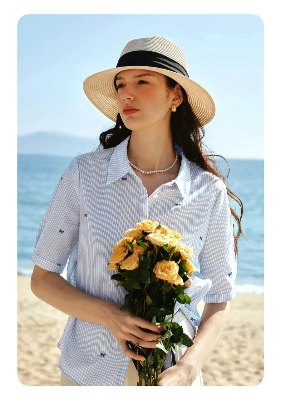 Nautical Blue Top - Mod Yours