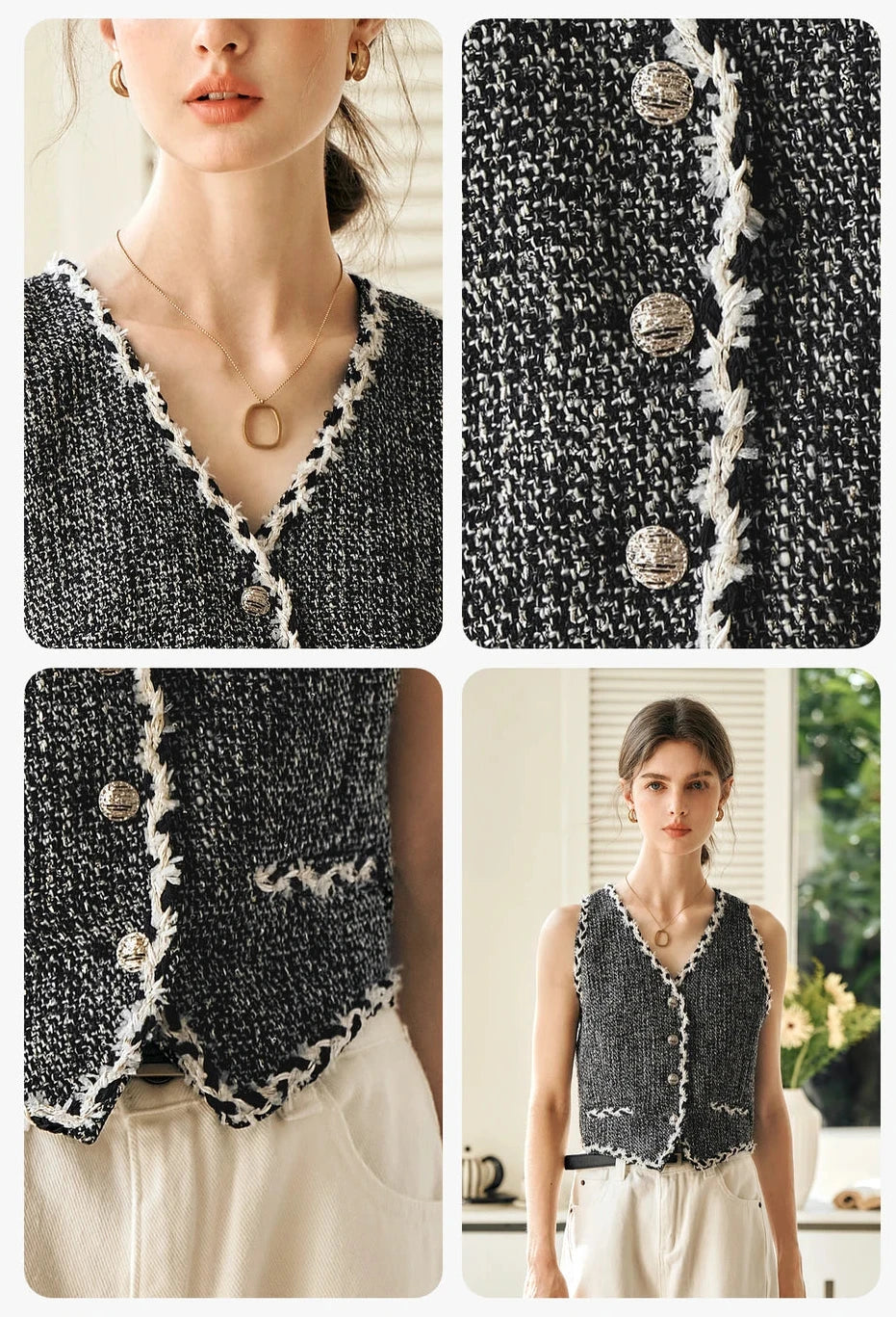 Classic Black Vest - Mod Yours
